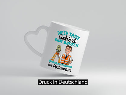 Im Universum: Vermessungstechniker | Techniker lustiger Spruch Geschenk Humor
