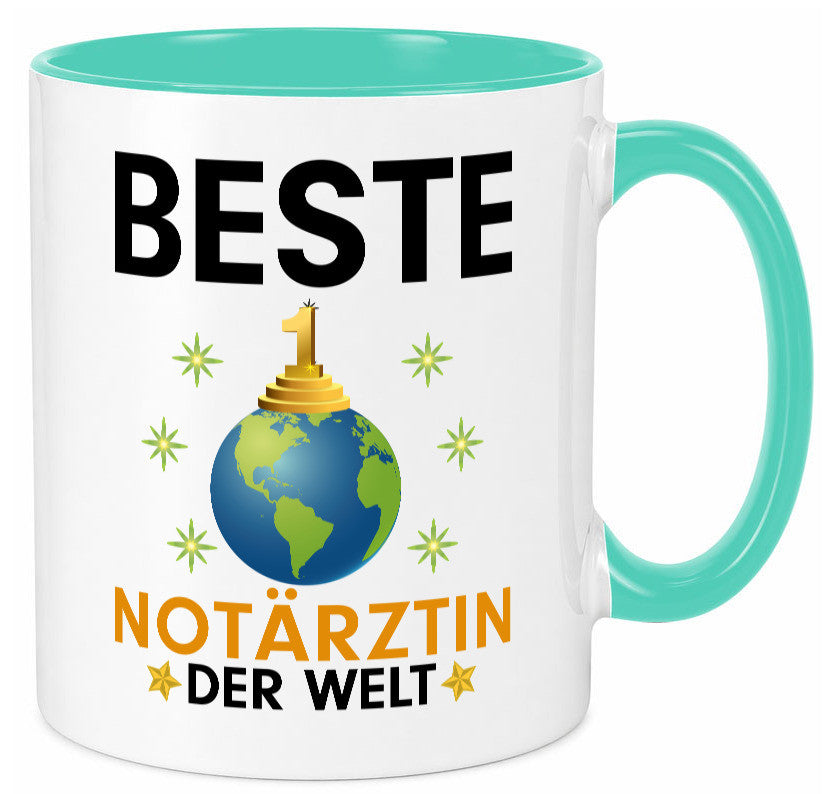 Welt Beste Notärztin | Ärztin lustig Humor Geschenkidee Geschenk Tasse