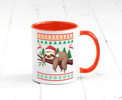 Ugly Christmas | Faultier Weihnachtsfaultier v2 lustig Tierliebhaber Humor