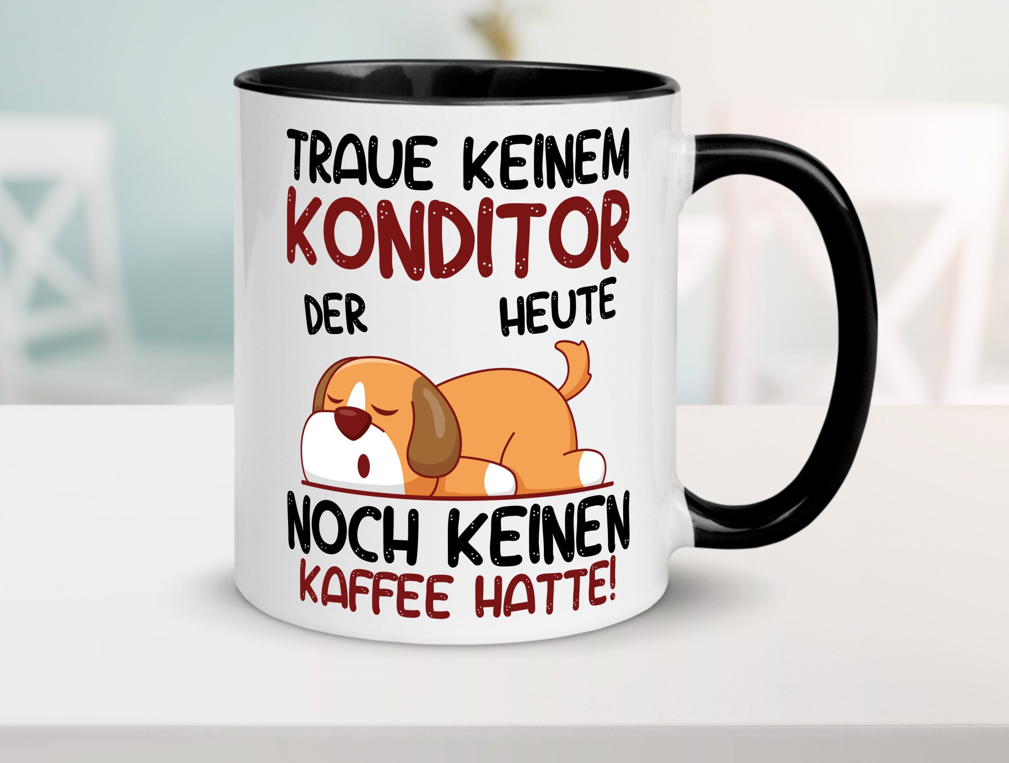 Traue keinem Konditor | Konditorei Humor Geschenkidee Tasse