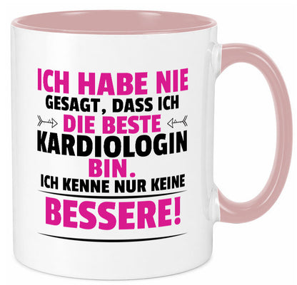 Die Beste Kardiologin | Kardiologie lustig Humor Geschenkidee Geschenk Tasse