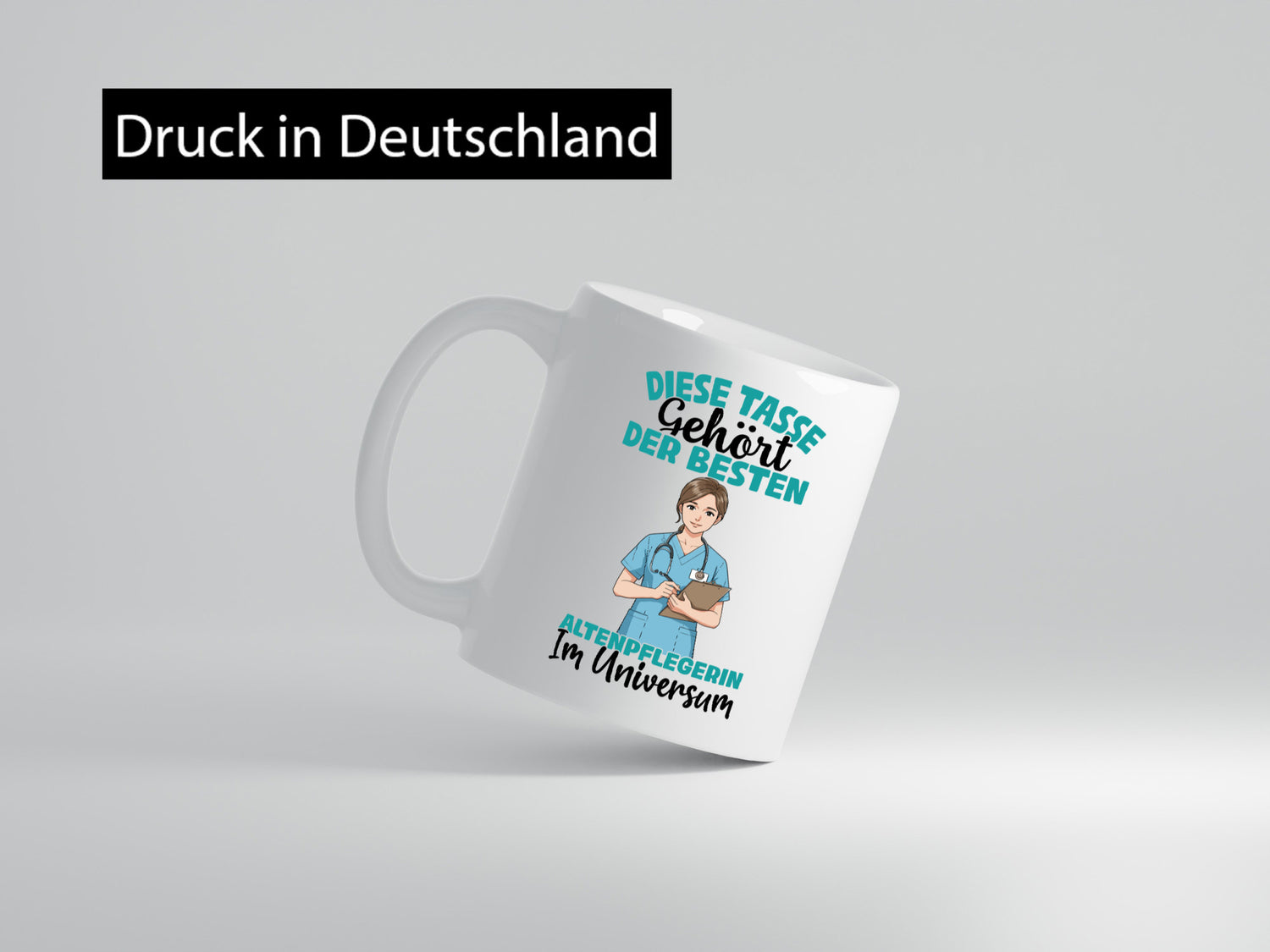 Im Universum: Altenpflegerin | Pflegepersonal Pflege Geschenk Humor