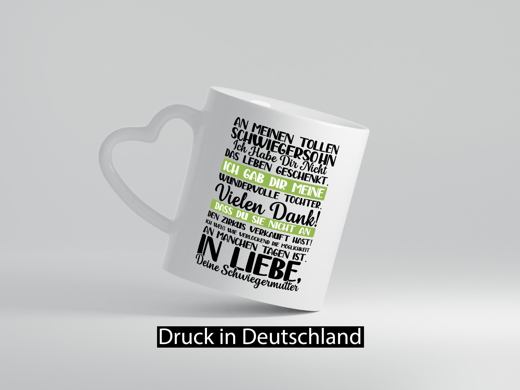 An meinen tollen Schwiegersohn vl2 lustig Familie Geschenkidee Geschenk Tasse
