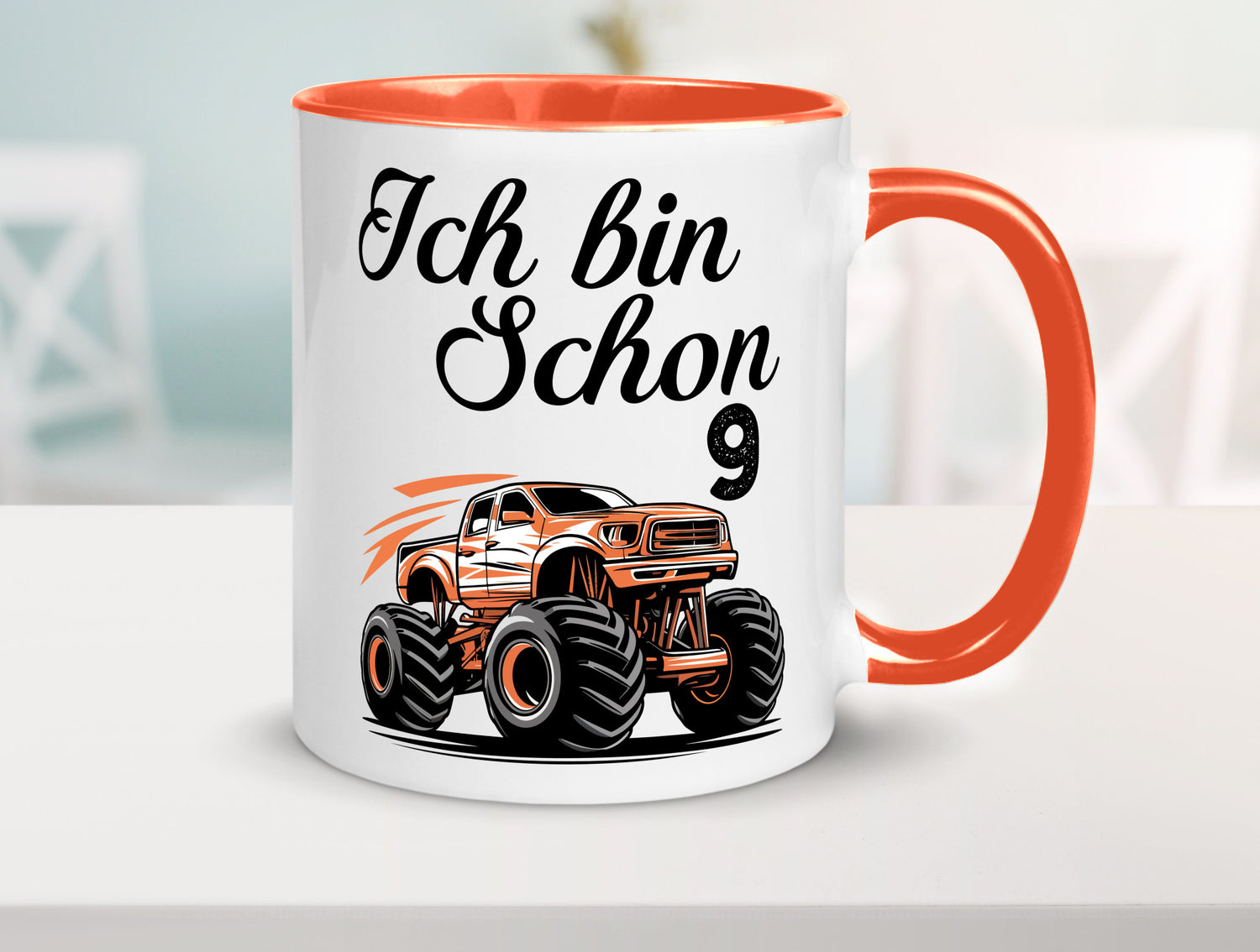 9. Geburtstag | Monster truck 9 Jahre lustiger Spruch Geschenk Geschenkidee