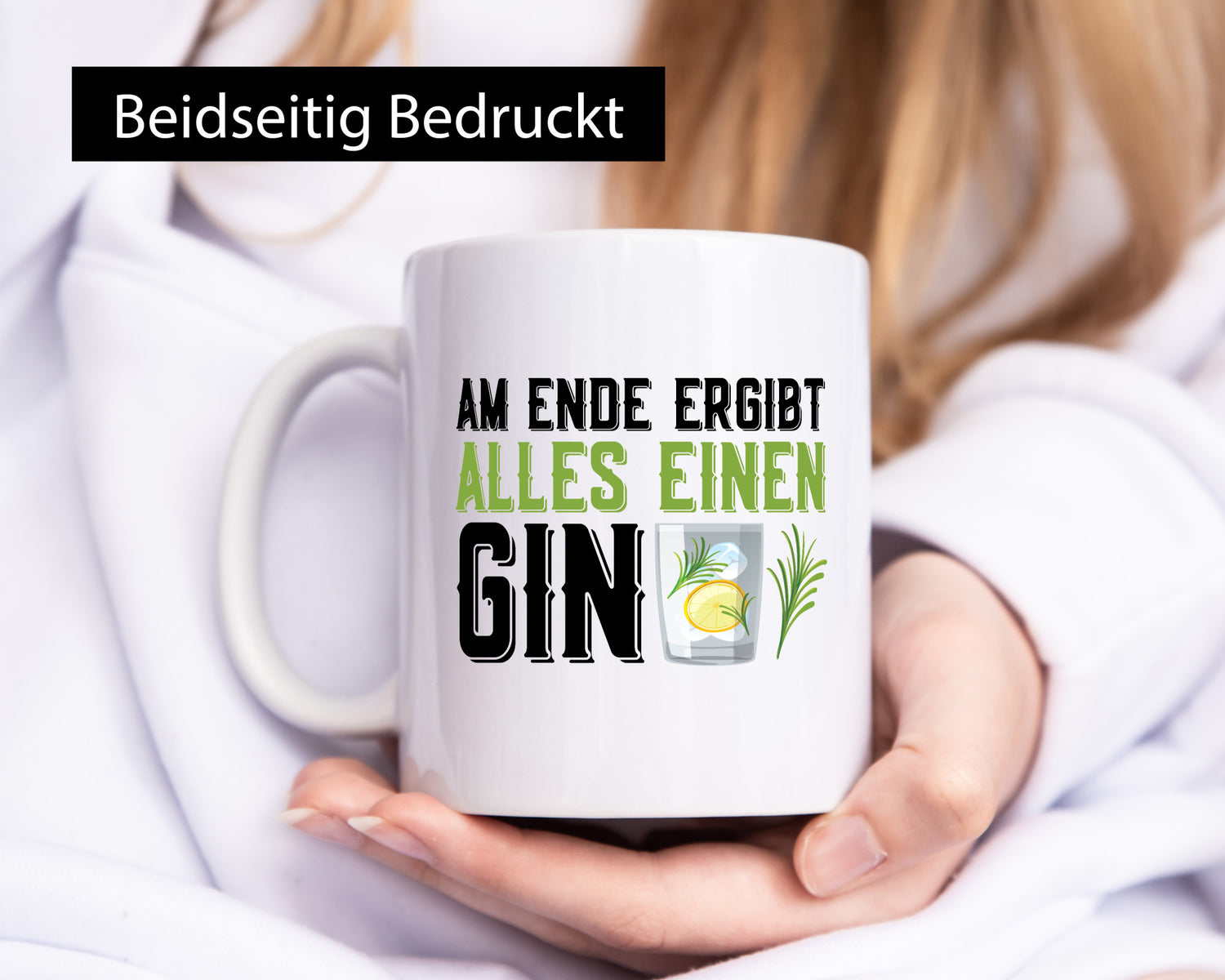 Am ende ergibt alles einen Gin | Tonic Party lustig Humor Geschenkidee Geschenk