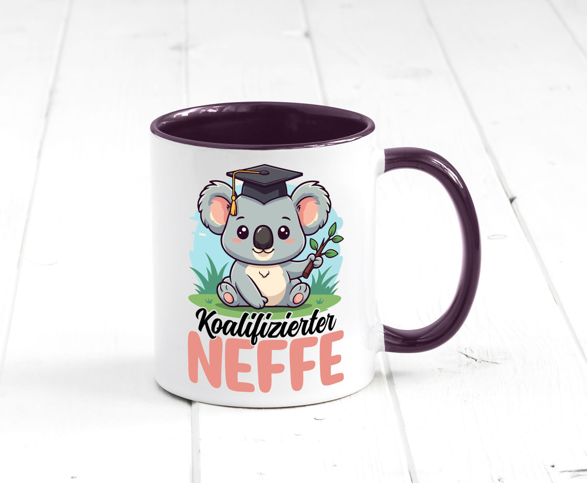 Koalifizierter Neffe | Familie Bruder Bester Onkel Geschenkidee Humor Tasse