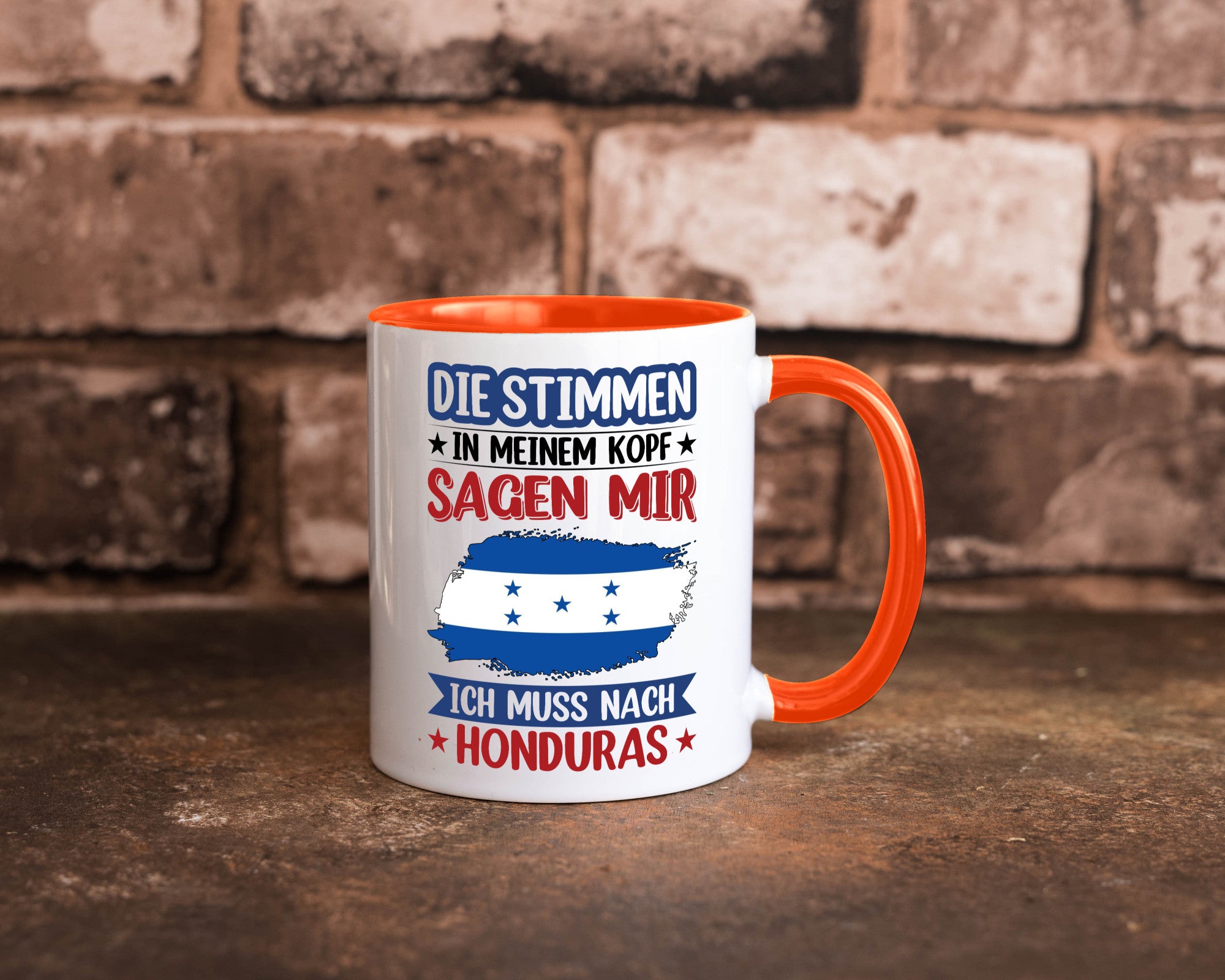 Honduras | Urlaub Stimmen in meinem Kopf Traumland Geschenkidee Humor Tasse