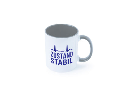 Zustand stabil | Herzschlag v2 Geschenk Humor Geschenkidee lustiger Spruch Tasse