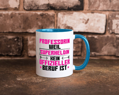Superheldin Professorin | Uni Universität Geschenk Humor Geschenkidee lustiger