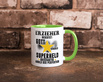 Bedeutung von Erzieher | Pädagoge Schule lustiger Spruch Geschenk Humor