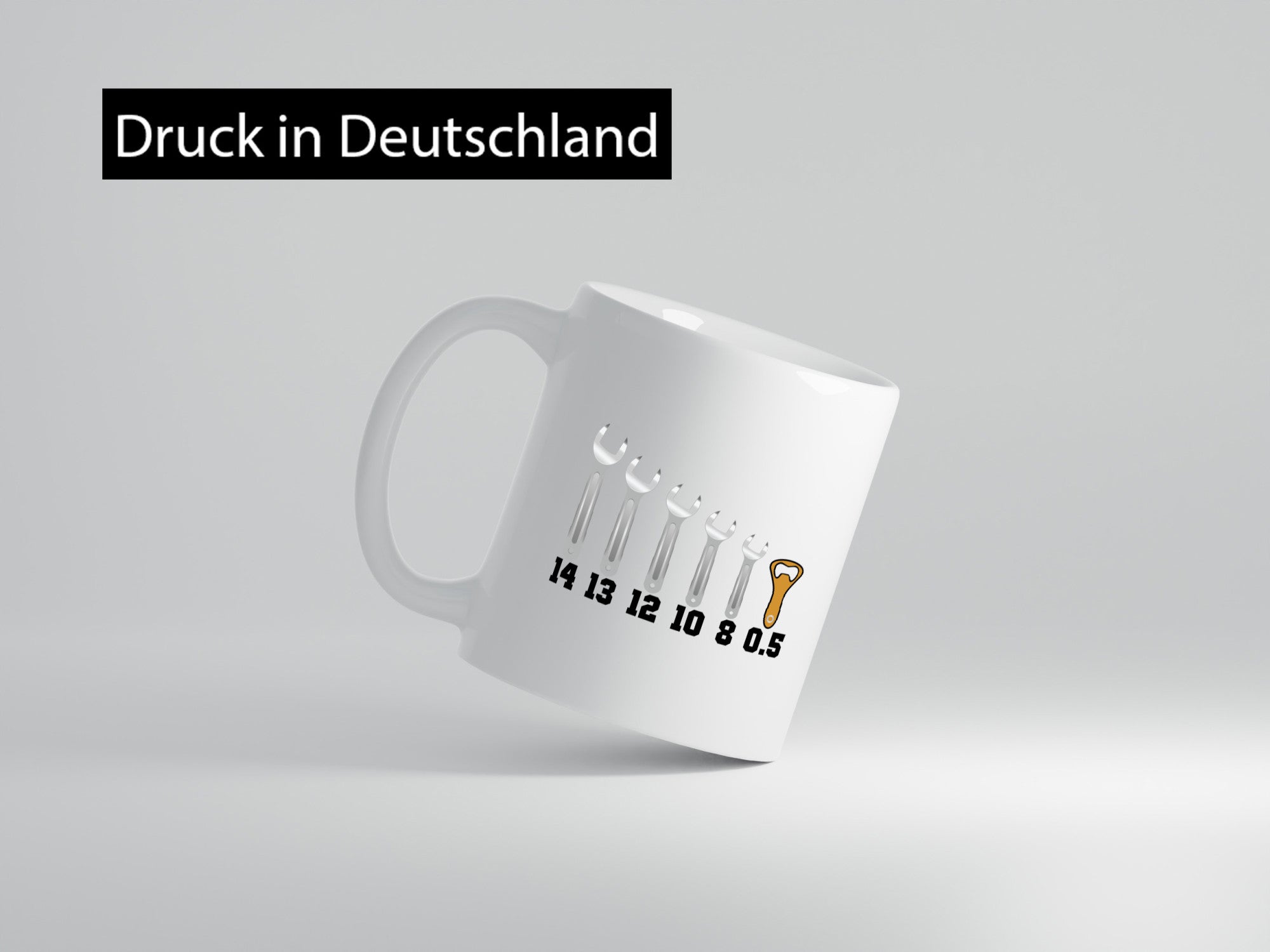 Bierliebhaber | Biertrinker Werkzeug Bieröffner Geschenkidee Humor Tasse