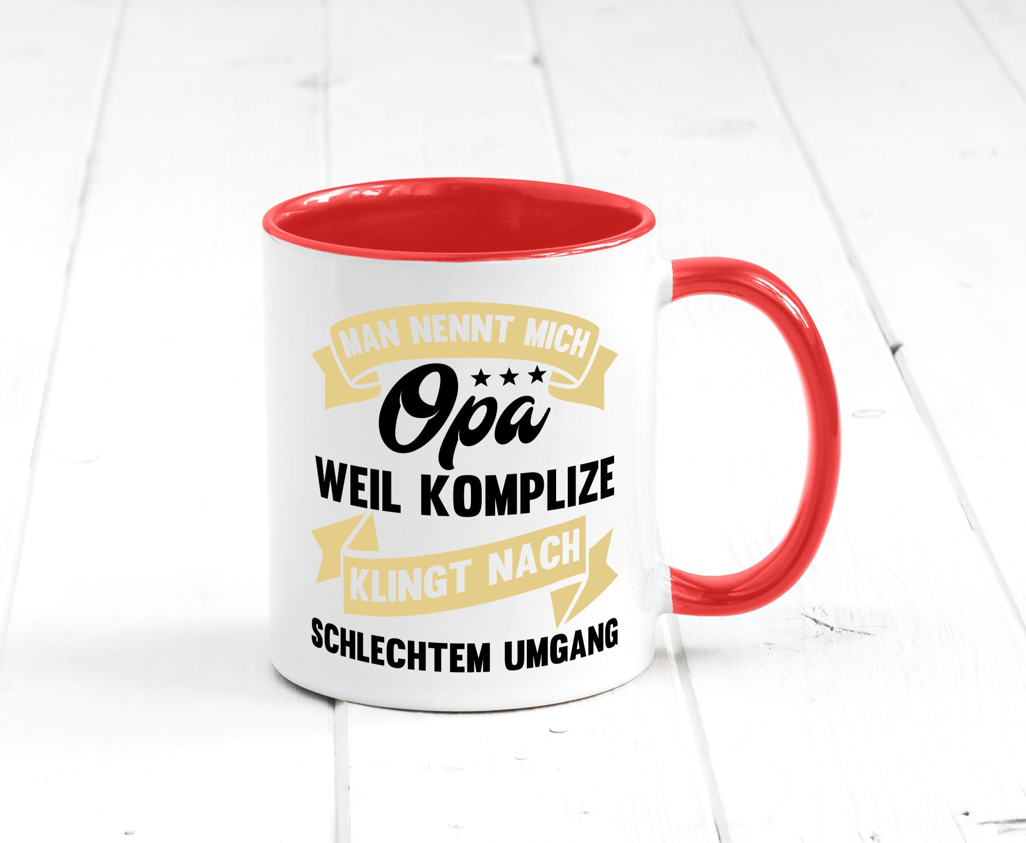 Man nennt mich Opa | Bester der Welt Humor Familie Geschenkidee Tasse