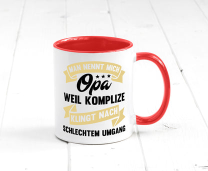 Man nennt mich Opa | Bester der Welt Humor Familie Geschenkidee Tasse