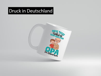 Im Universum: Opa | Großvater Enkel Familie Geschenk Geschenkidee lustiger