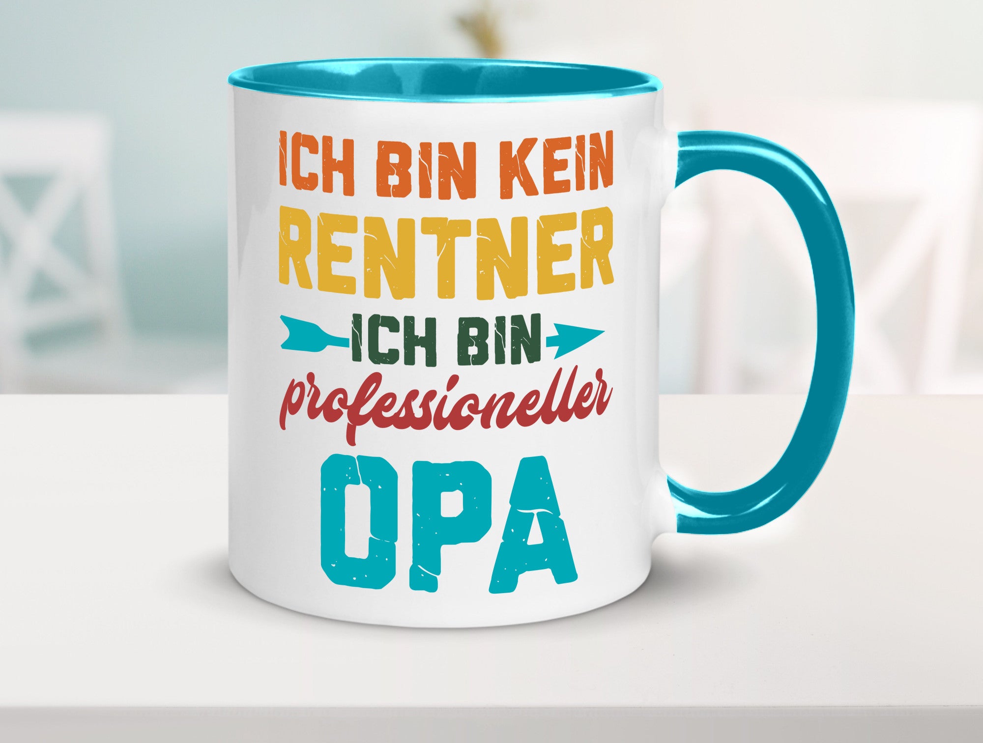 Ich bin Professioneller Opa | Rentner Großvater Geschenkidee Familie Humor Tasse