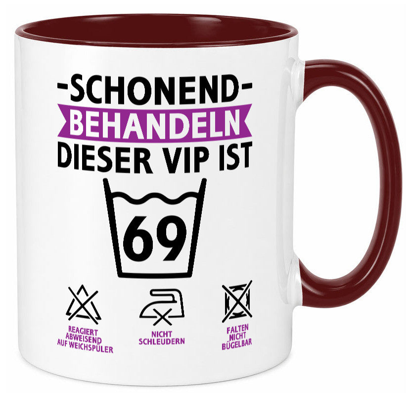 69 Geburtstag | schonend behandeln Jahre v2 Geschenk Geschenkidee lustiger