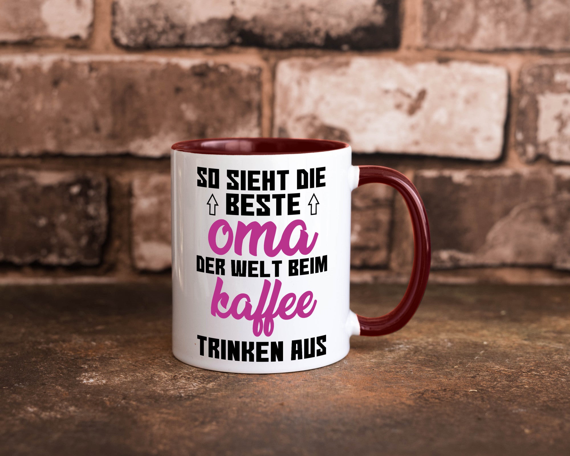 Beste Oma der Welt | Großmutter Tasse lustiger Spruch Geschenk Familie