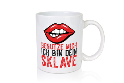 Benutze mich ich bin dein Sklave | Humor lustiger Spruch Geschenk Geschenkidee
