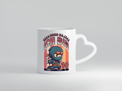10. Geburtstag | Ninja Junge 10 Jahre lustiger Spruch Geschenk Geschenkidee