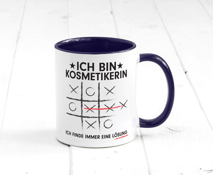 Löse Probleme: Kosmetikerin | Kosmetik Stylistin Geschenk Humor Geschenkidee