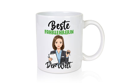 Beste Fahrlehrerin| Fahrschule v2 Geschenk Humor Geschenkidee lustiger Spruch
