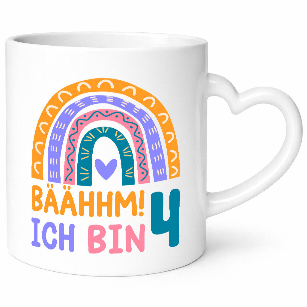 4. Geburtstag | 4 Jahre Regenbogen Bääm Mädchen Geschenk Geschenkidee lustiger