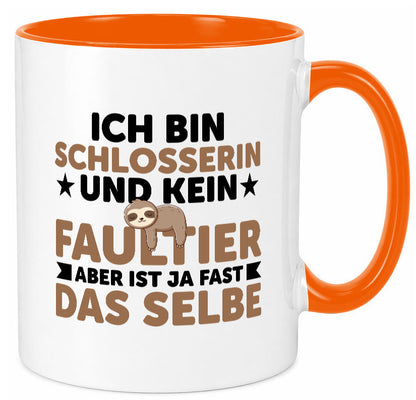 Ich bin kein Faultier: Schlosserin | Schlosserei v2 lustig Tierliebhaber Humor