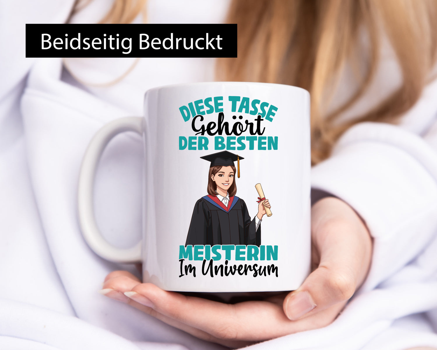 Im Universum: Meisterin | Meisterbrief Geschenk Humor Geschenkidee lustiger