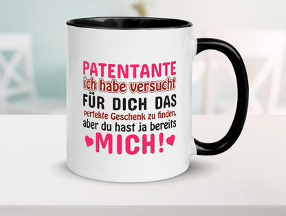 Patentante Tasse | lustiger Spruch Patin Tante Geschenk Humor Geschenkidee