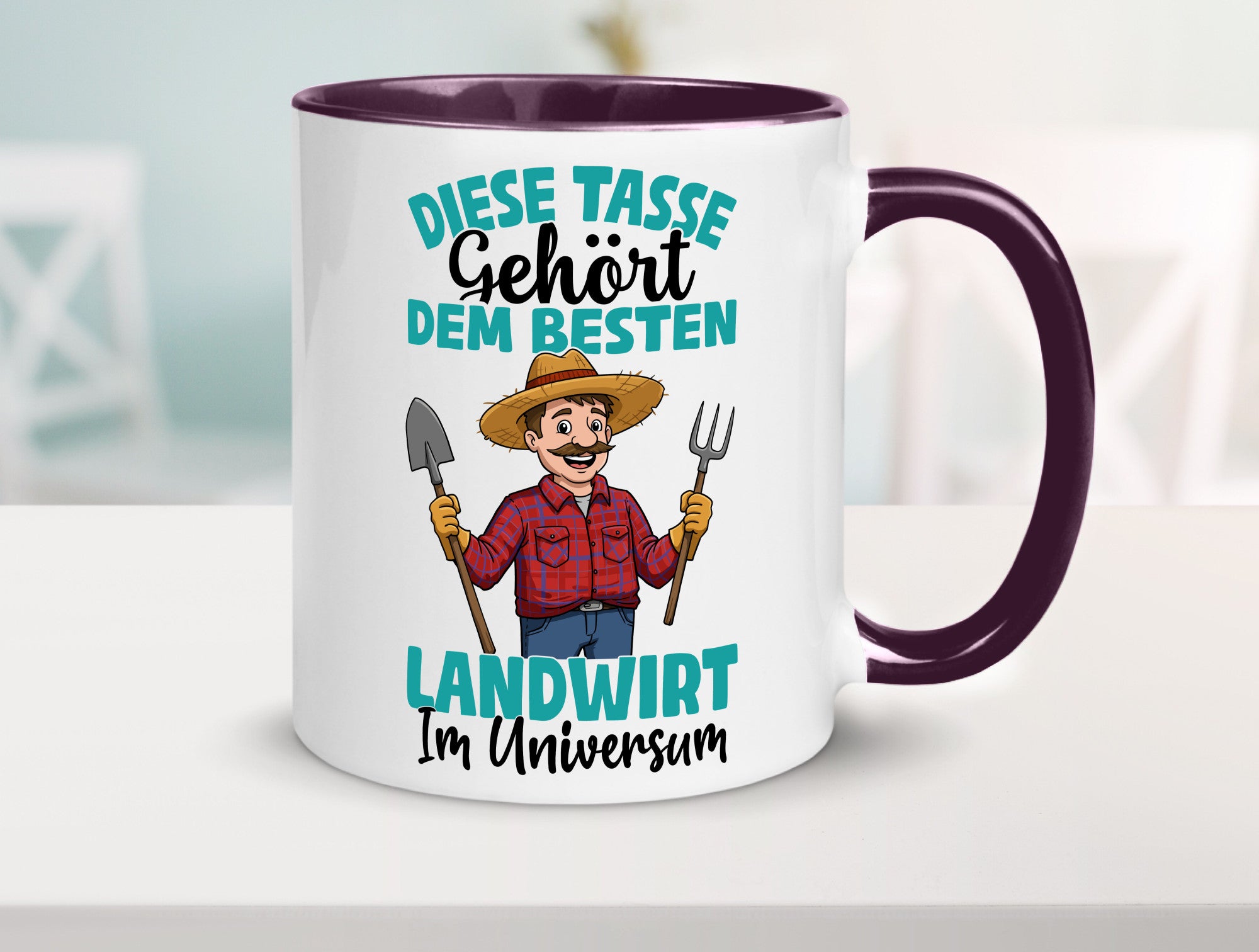 Im Universum: Landwirt | Bauer Landwirtschaft lustiger Spruch Geschenk Humor
