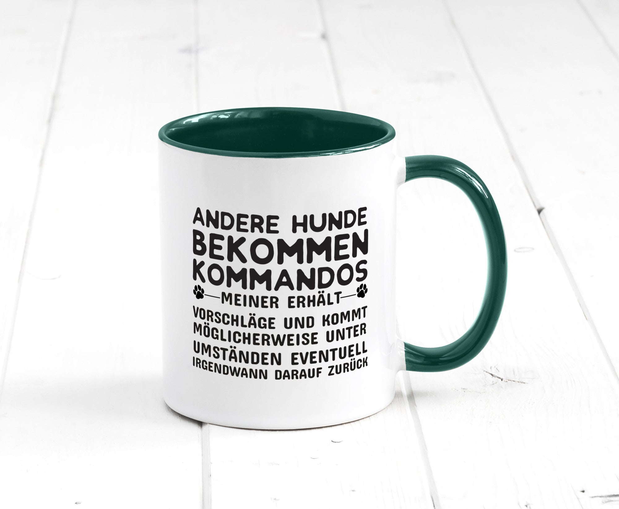 Hunde Training | Hundebesitzer Tasse Hundekommando lustig Tierliebhaber Humor