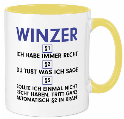 Ich habe immer Recht Winzer | Weinbauer Wein lustig Humor Geschenkidee Geschenk