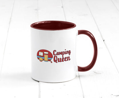 Camping Queen | Wohnanhänger Geschenk Humor Geschenkidee lustiger Spruch Tasse