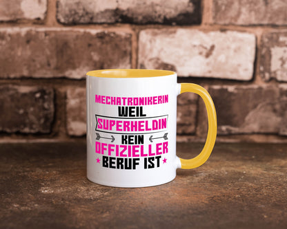 Superheldin Mechatronikerin | KFZ Werkstatt Geschenkidee Humor Tasse