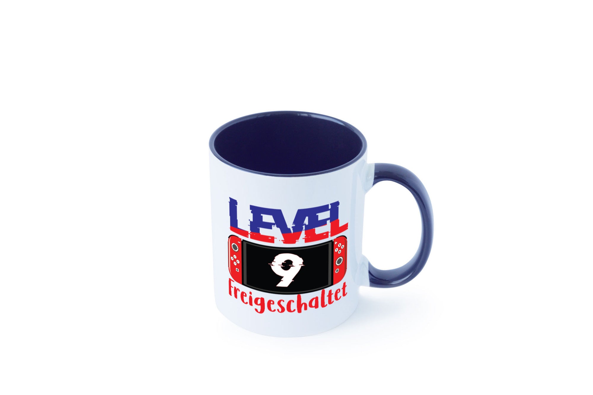Level 9 Freigeschaltet | 9. Geburtstag Zocker Gamer Humor Geschenkidee Tasse