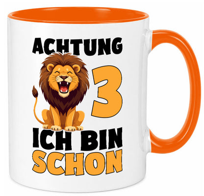 3. Geburtstag | 3 Jahre Löwe lustiger Spruch Geschenk Geschenkidee Tasse