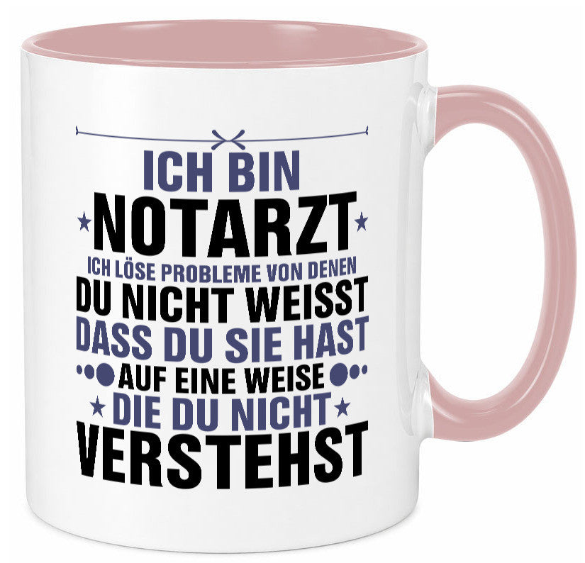 Löse Probleme: Notarzt | Arzt v2 Geschenkidee Humor Tasse