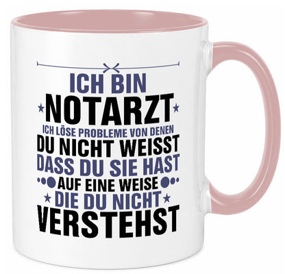 Löse Probleme: Notarzt | Arzt v2 Geschenkidee Humor Tasse
