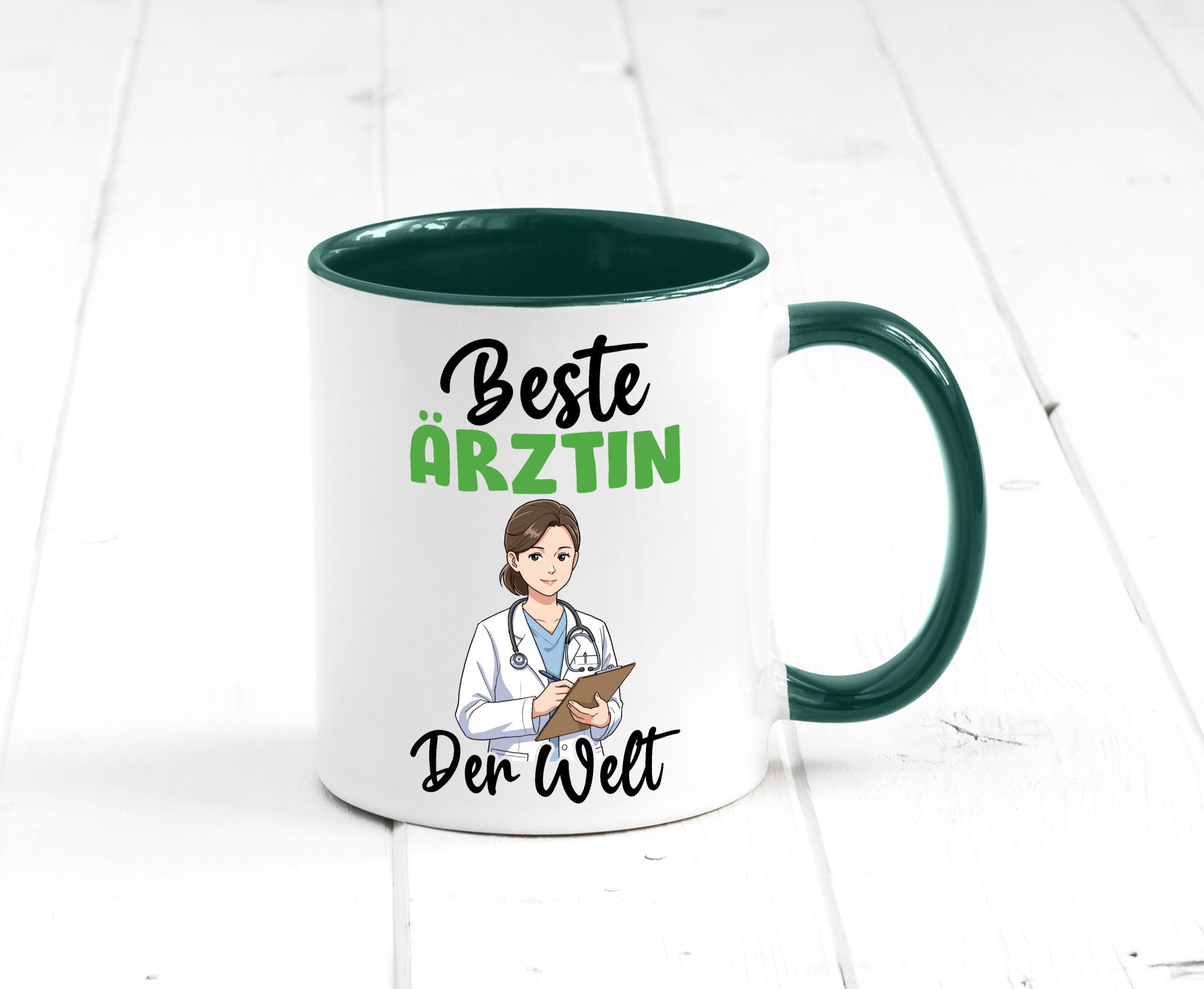 Beste Ärztin | Medizin Doktorin Fachärztin v2 Humor Geschenkidee Tasse