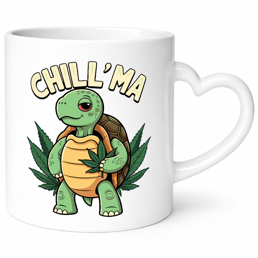 Chill ma | Cannabis Schildkröte v2 Geschenk Humor Geschenkidee lustiger Spruch