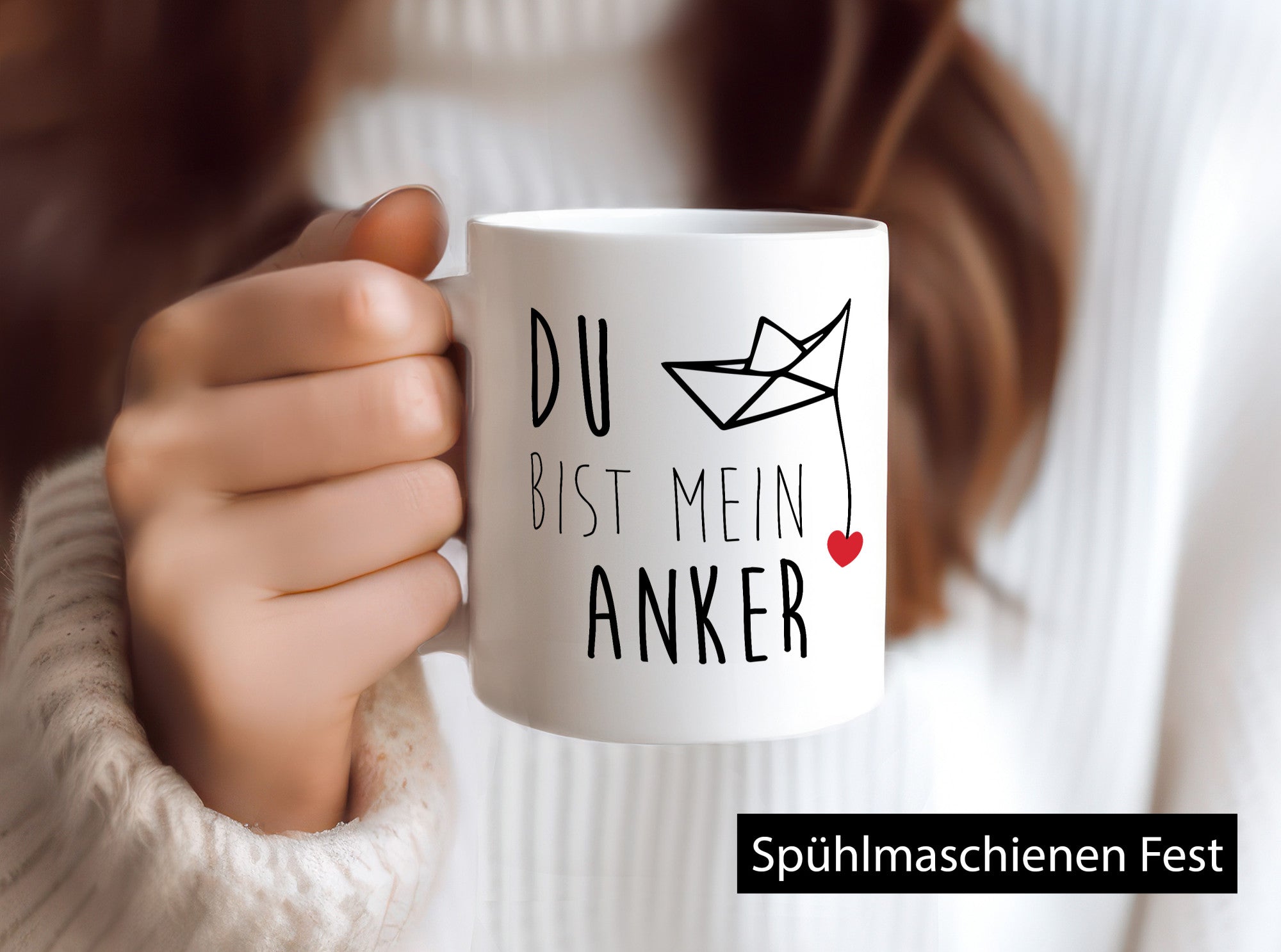 Du bist mein Anker | Paare Pärchen Humor Geschenkidee Tasse