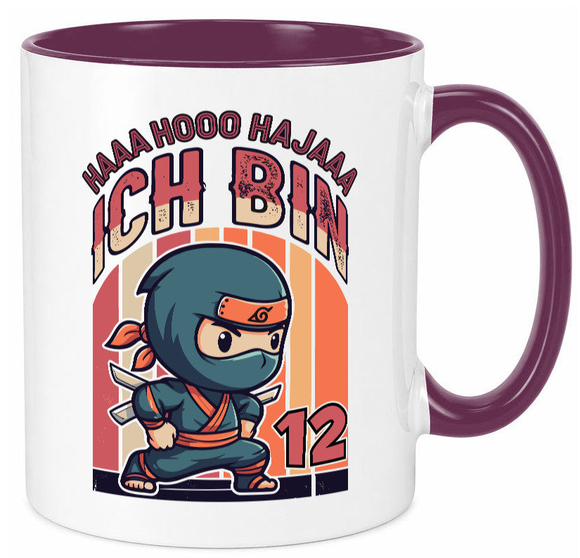 12. Geburtstag | Ninja Junge 12 Jahre Humor Geschenkidee Tasse