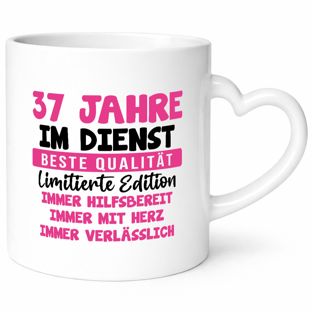 37 Jahre im Dienst | Jubiläum Arbeit v10 Geschenk Kollegen Büro lustiger Spruch
