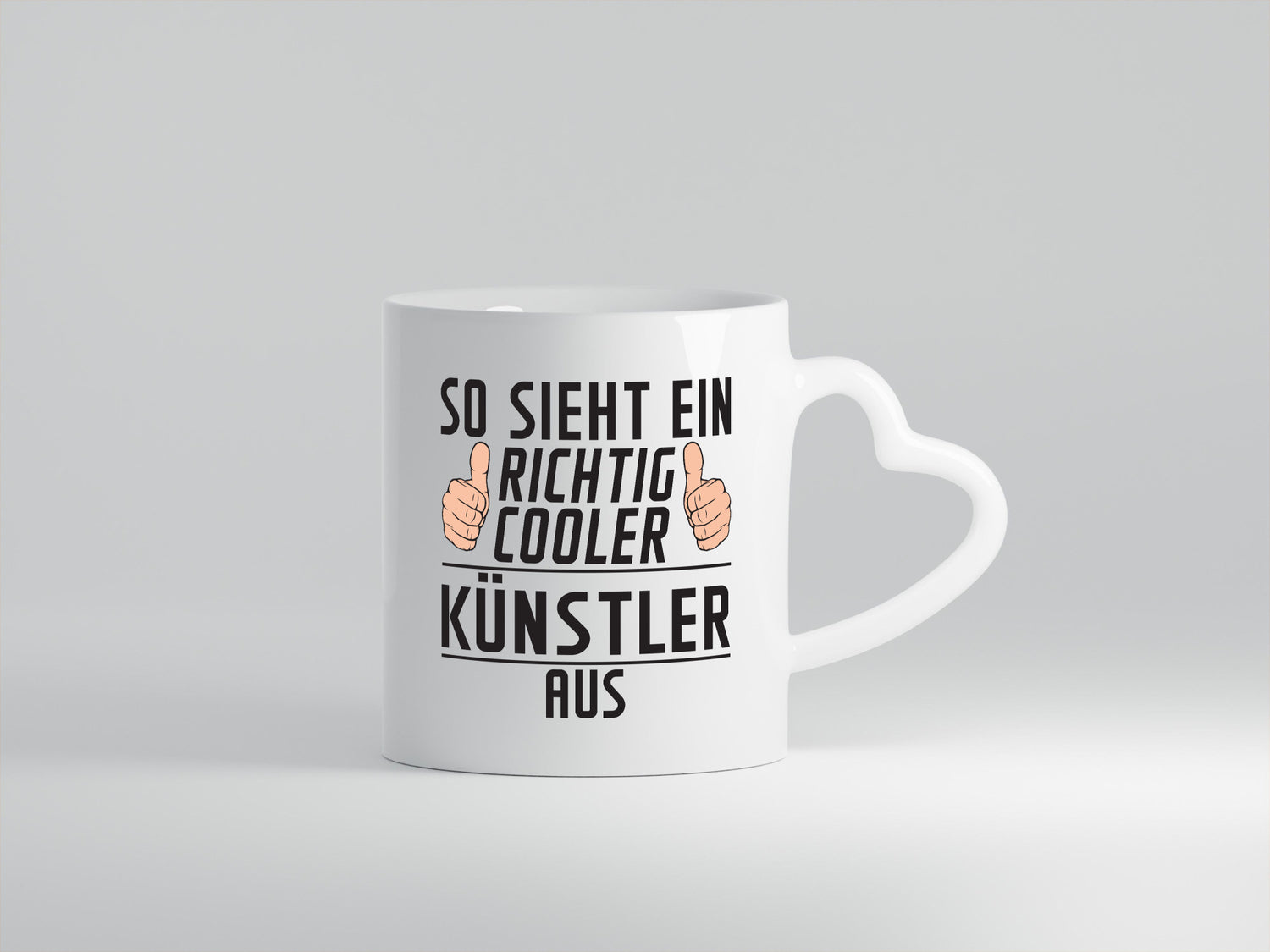 Richtig Cooler Künstler | Lustiger Spruch Kunst Geschenkidee Humor Tasse