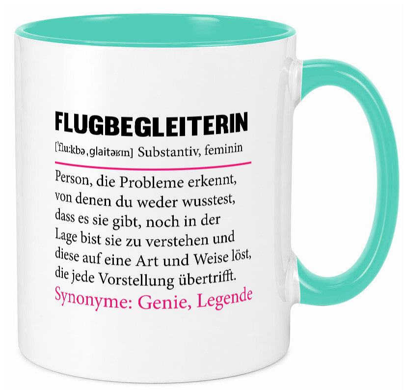 Flugbegleiterin | Spruch Stewardess Flughafen lustiger Geschenk Humor