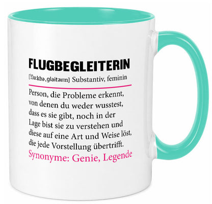 Flugbegleiterin | Spruch Stewardess Flughafen lustiger Geschenk Humor