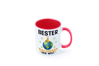 Welt Bester Wachmann | Wachpersonal Nachtwächter Humor Geschenkidee Tasse