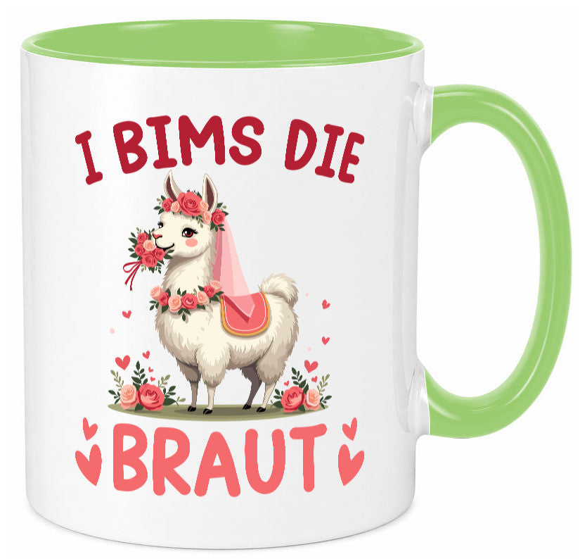 I bims die Braut | Einhorn JGA Hochzeit lustig Humor Geschenkidee Geschenk Tasse