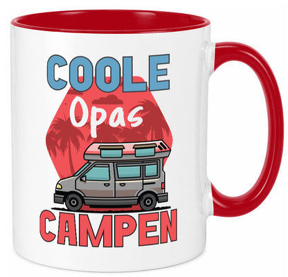 Coole Opas campen | Campingwagen Palmen Geschenk Familie Geschenkidee lustiger
