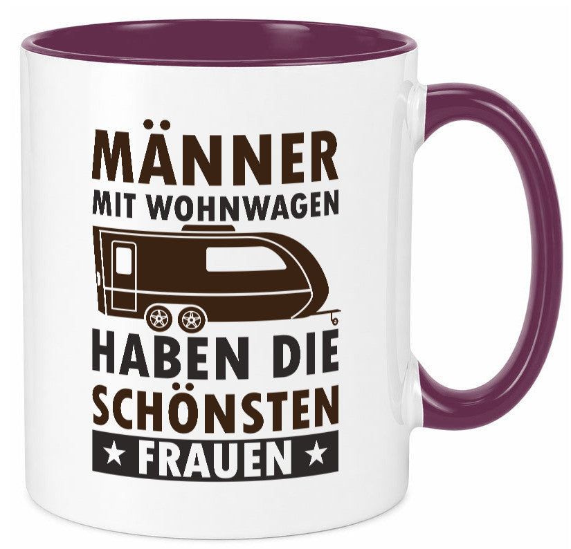 Männer mit Wohnwagen | Schönste Frauen Camping v2 lustig Humor Geschenkidee Tasse